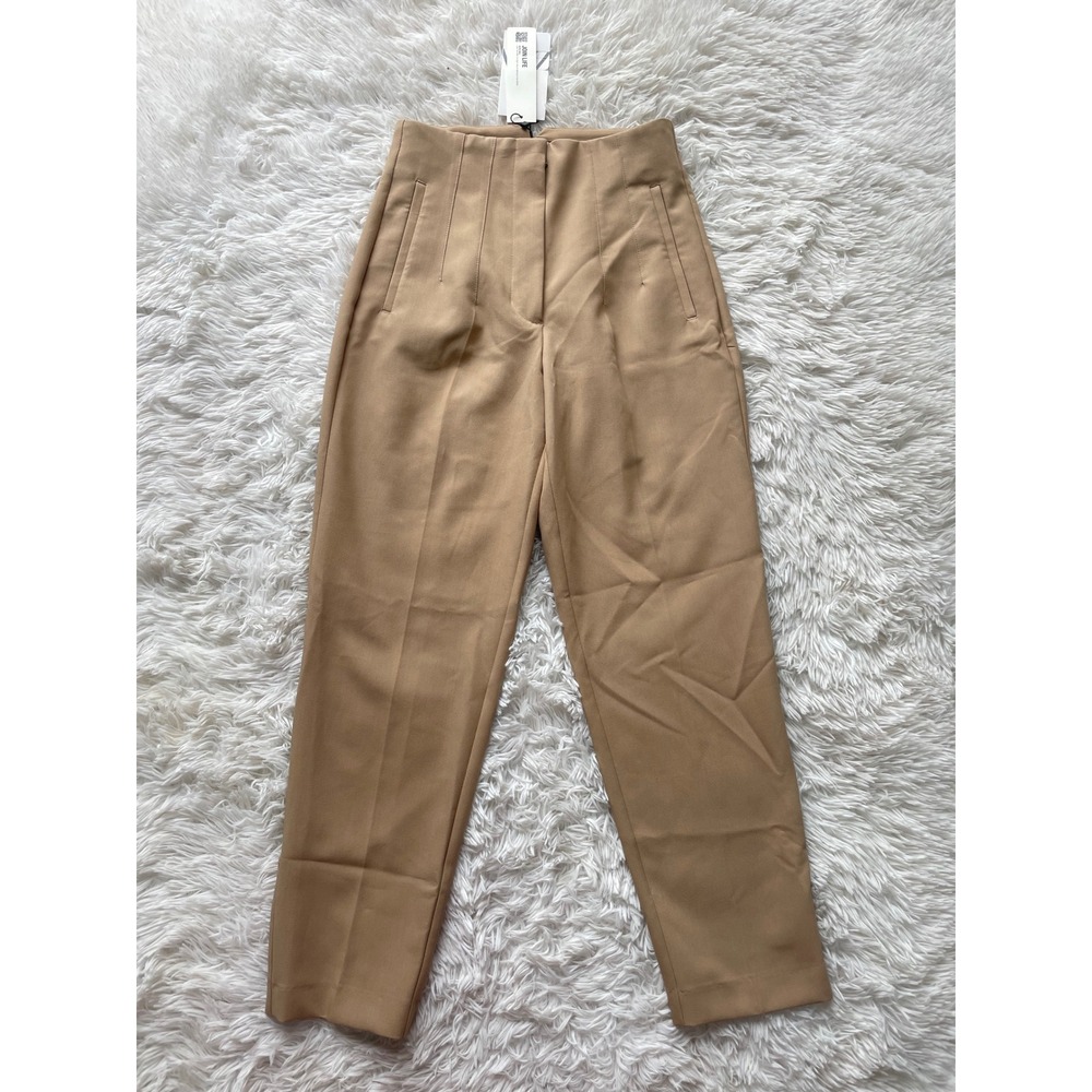 Zara High Waisted Tailored Trousers